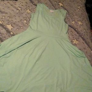 LuLaRoe dress, size Small, light might green color